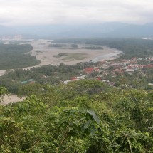 The village Villa Tunari from the viewpoint in the Parque Machia